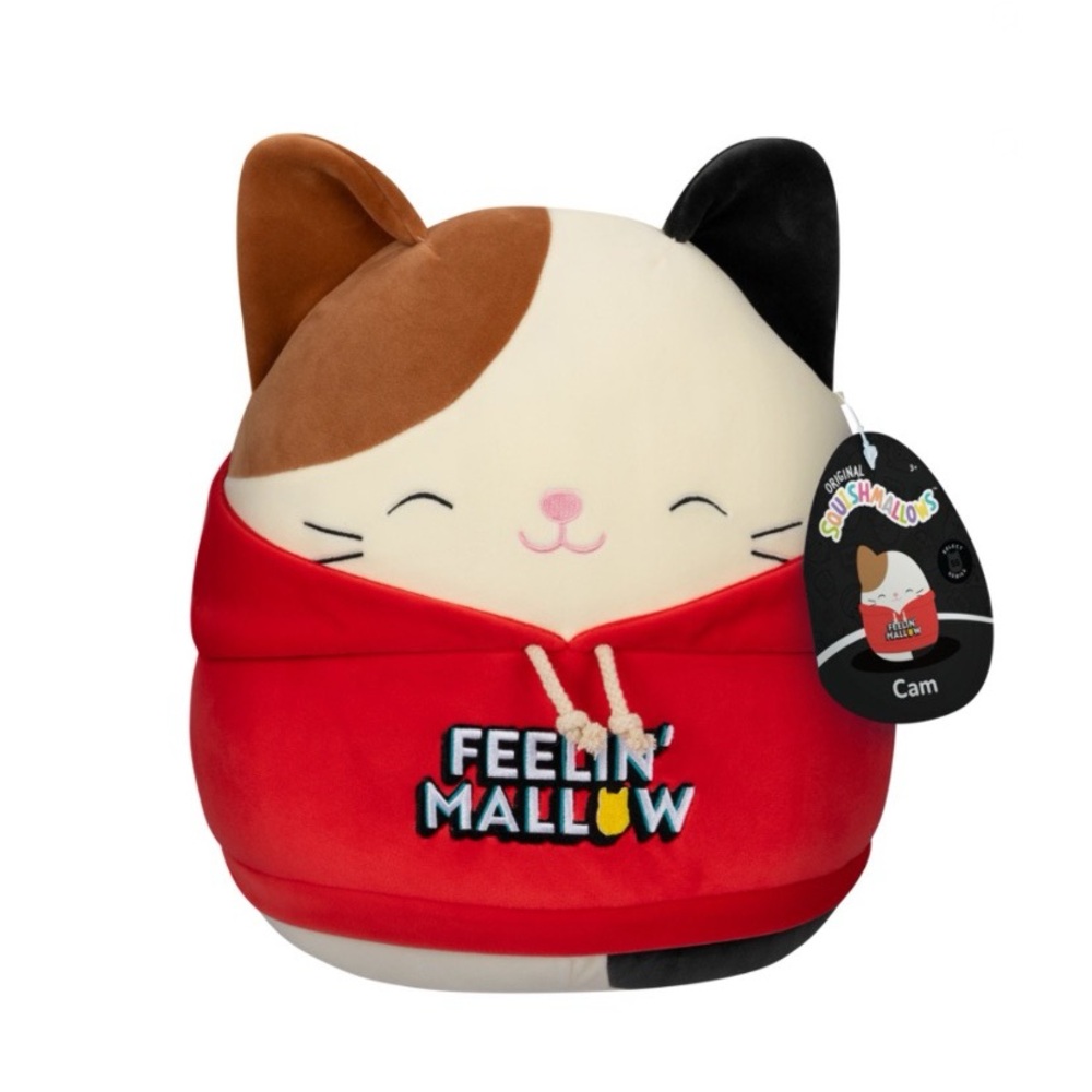 Squishmallows Select Series Cam the Cat in Hoodie